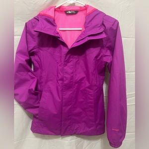 North face Waterproof rain jacket for girls size 10/12 Medium
